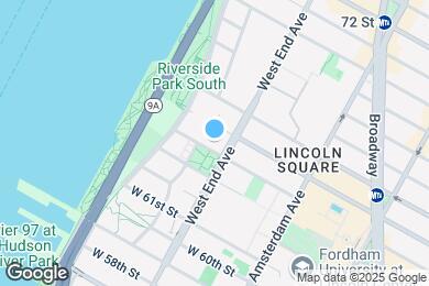 Map image of the property - 101 W End Ave