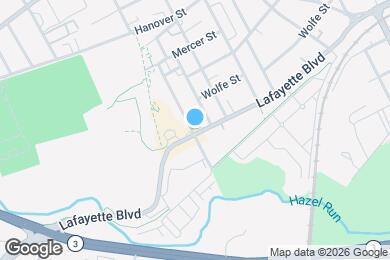 Map image of the property - 915 Lafayette Blvd