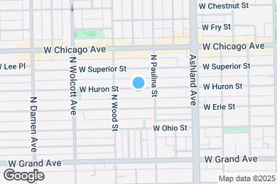 Map image of the property - 1723 W Huron St