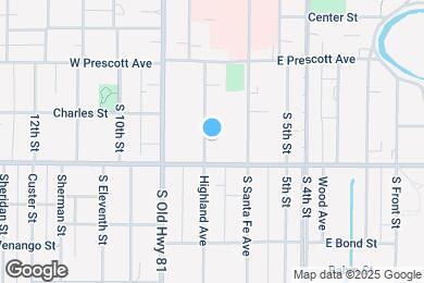 Map image of the property - 667 Highland Ave
