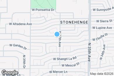 Map image of the property - 3707 W Lupine Ave