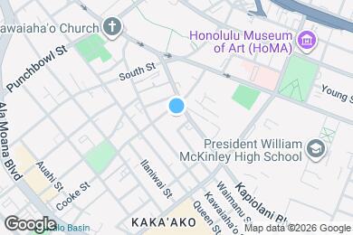 Map image of the property - 725 Kapiolani Blvd