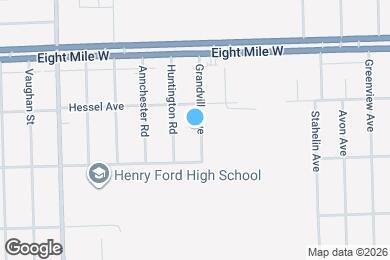 Map image of the property - 20271 Grandville Ave
