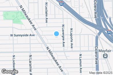 Map image of the property - 5027 W Sunnyside Ave