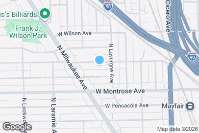 Map image of the property - 5027 W Sunnyside