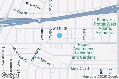 Map image of the property - 2548 8th Ave