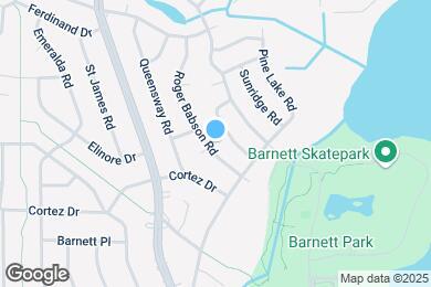 Map image of the property - 1301 Roger Babson Rd