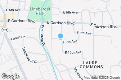 Map image of the property - 927 S Church St