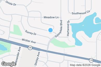 Map image of the property - 823 Oriole Dr