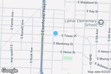 Map image of the property - 1110 S Houston Ave