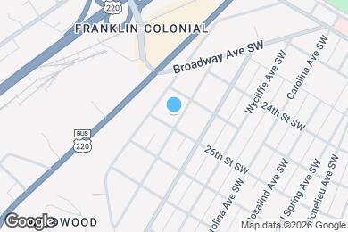 Map image of the property - 2521 Longview Ave SW