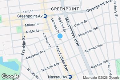 Map image of the property - 677 Leonard St