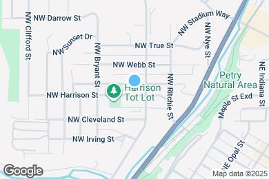 Map image of the property - 312 NW Harrison St