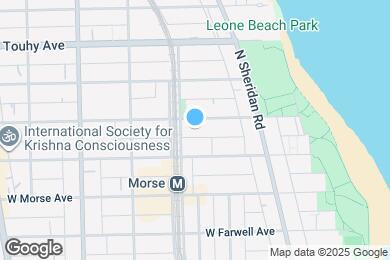 Map image of the property - 1369 W Greenleaf Ave