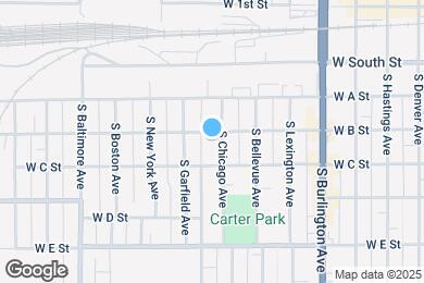 Map image of the property - 406 S Chicago Ave