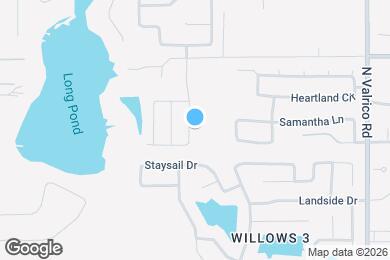 Map image of the property - 1557 Long Pond Dr