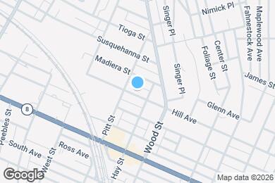 Map image of the property - 519 Hill Ave