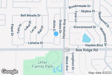 Map image of the property - 3719 Aloha Dr