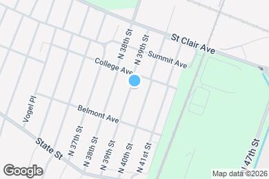 Map image of the property - 746 N 39th St
