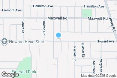 Map image of the property - 441 Howard Ave