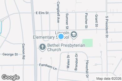 Map image of the property - 1329 Campbell Ave