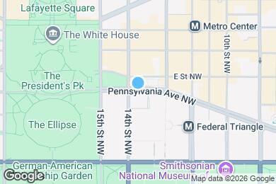 Map image of the property - 1352 Pennsylvania Ave NW