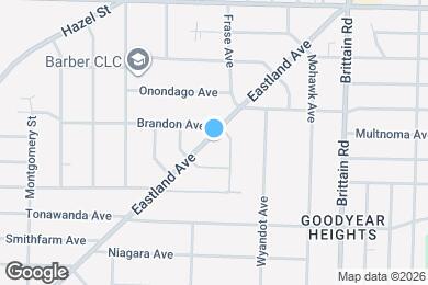 Map image of the property - 589 Eastland Ave