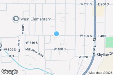 Map image of the property - 195 W 400 S
