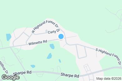 Map image of the property - 601 Wilmette Rd