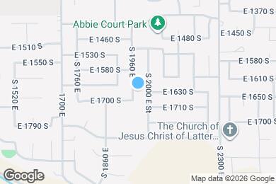 Map image of the property - 1661 S 1960 E