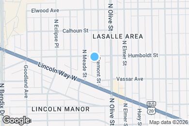 Map image of the property - 1141 Fremont St