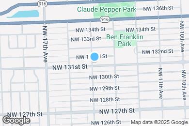 Map image of the property - 1371 NW 131st St