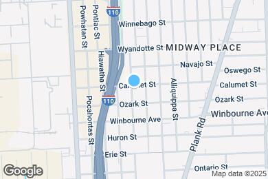 Map image of the property - 3454 Osceola St