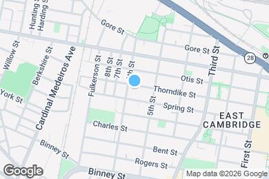 Map image of the property - 144 Thorndike St