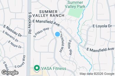 Map image of the property - 3974 S Richfield St