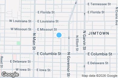 Map image of the property - 217 E Oregon St