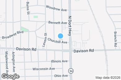 Map image of the property - 2621 Churchill Ave
