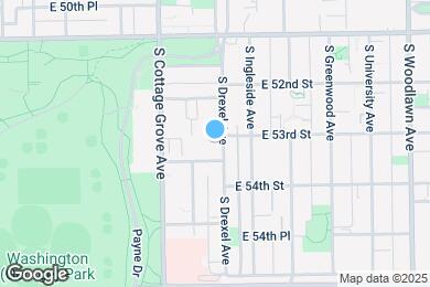 Map image of the property - 5248 S Drexel Ave