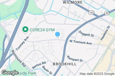 Map image of the property - 458 W Tremont Ave