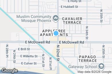 Map image of the property - 1618 N 32nd St