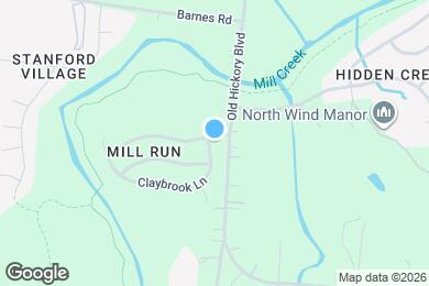 Map image of the property - 1209 Bending Creek Dr