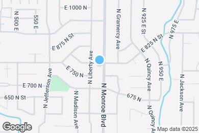 Map image of the property - 785 N Monroe Blvd