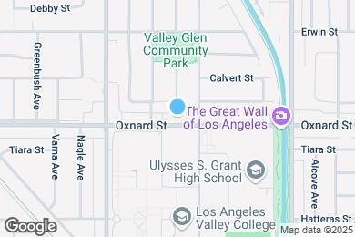 Map image of the property - 13129 Oxnard St