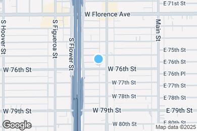 Map image of the property - 317 W 76th St