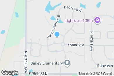 Map image of the property - 10006 E 99th St N