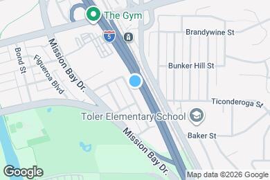 Map image of the property - 3531-3537 Del Rey St