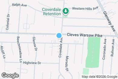 Map image of the property - 1209 Covedale Ave