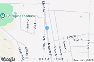 Map image of the property - 728 N Main St