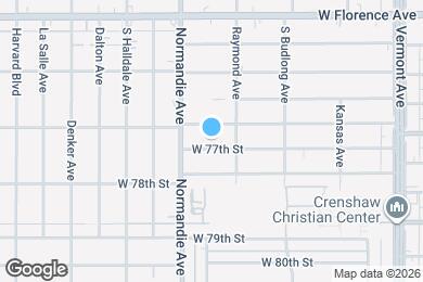 Map image of the property - 1327 W 77th St