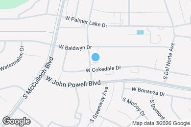 Map image of the property - 564 S Angus Ave